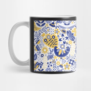 Scandinavian Maximalist Folk Design Mug